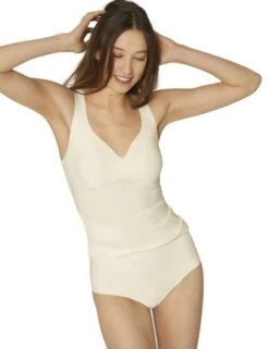 Sloggi Zero Feel Padded Lightweight Top - Angora 6 Sloggi Zero Feel Padded Lightweight Top - Angora -Belle Lingerie Store 46659 sloggi zero feel padded lightweight top angora 3