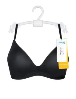 Sloggi Wow Comfort 2.0 Push Up Bra - Black -Belle Lingerie Store 46661 sloggi wow comfort 20 push up bra black 4