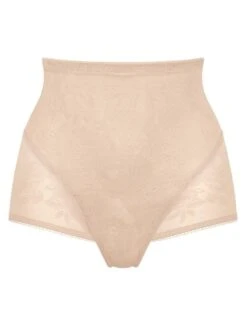 Triumph Wild Rose Sensation High Waist Control Pant - Nude Beige 8 Triumph Wild Rose Sensation High Waist Control Pant - Nude Beige -Belle Lingerie Store 47213 triumph wild rose sensation high waist control pant nude beige 4