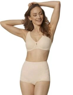 Triumph Wild Rose Sensation High Waist Control Pant - Nude Beige 9 Triumph Wild Rose Sensation High Waist Control Pant - Nude Beige -Belle Lingerie Store 47213 triumph wild rose sensation high waist control pant nude beige 5