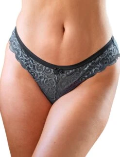 Pour Moi Romance Brief - Slate/Black