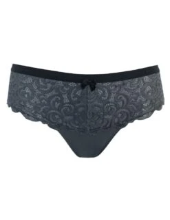 Pour Moi Romance Brief - Slate/Black 8 Pour Moi Romance Brief - Slate/Black -Belle Lingerie Store 47516 pour moi romance brief slateblack 3