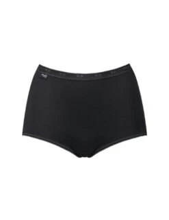 Sloggi Basic+ Maxi Brief - Black -Belle Lingerie Store 47986 sloggi basic maxi brief black 3