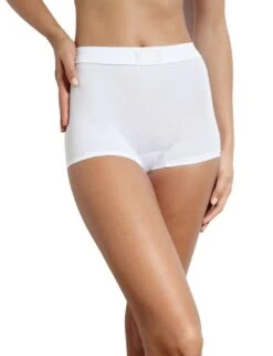 Sloggi Double Comfort Shorty Brief - White -Belle Lingerie Store 48007 sloggi double comfort shorty brief white 4