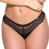 Gossard Swirl Thong - Black