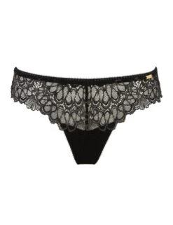 Gossard Swirl Thong - Black -Belle Lingerie Store 48333 gossard swirl thong black 3