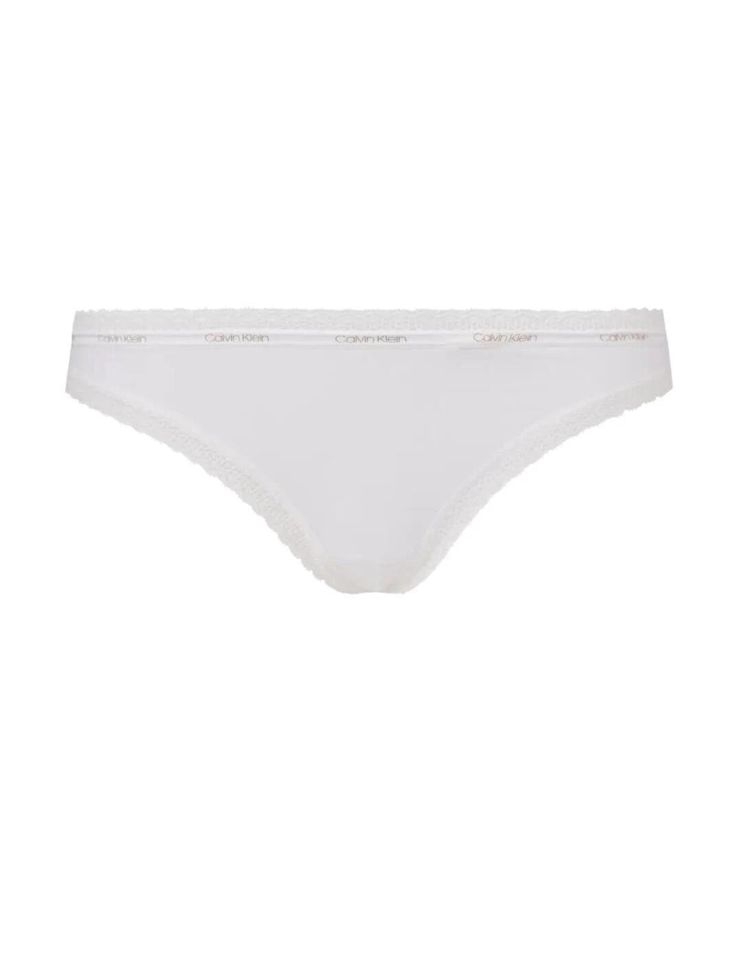 Calvin Klein Bottoms Up Thong - White 1 Calvin Klein Bottoms Up Thong - White