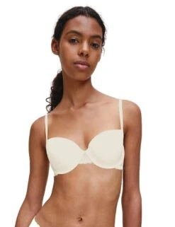 Calvin Klein CK Flirty Balcony Bra - Ivory