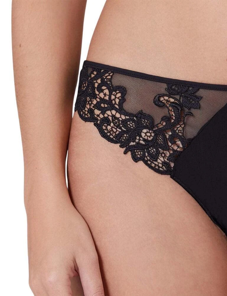 Simone Perele Saga Thong - Black 4 Simone Perele Saga Thong - Black - Image 4