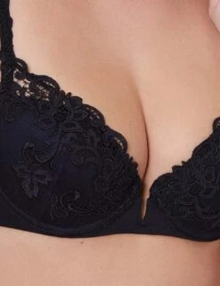 Simone Perele Saga Push Up Bra - Black 7 Simone Perele Saga Push Up Bra - Black -Belle Lingerie Store 48476 simone perele saga push up bra black 4