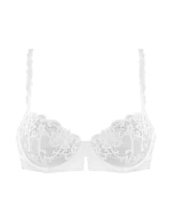 Simone Perele Saga Half Cup Bra - White 5 Simone Perele Saga Half Cup Bra - White -Belle Lingerie Store 48478 simone perele saga half cup bra white 3