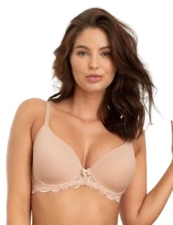 Pour Moi Romance Lightly Padded Balcony T Shirt Bra - Almond
