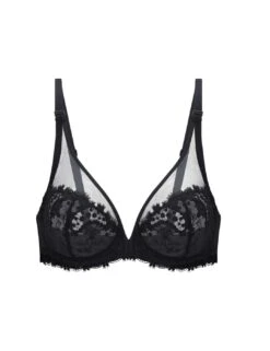 Simone Perele Wish Plunge Bra - Black 8 Simone Perele Wish Plunge Bra - Black -Belle Lingerie Store 48483 simone perele wish plunge bra black 4