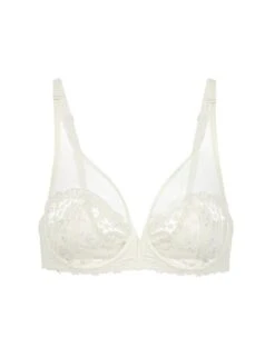Simone Perele Wish Plunge Bra - Natural -Belle Lingerie Store 48483 simone perele wish plunge bra natural 2