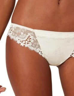 Simone Perele Wish Tanga Brief - Natural 8 Simone Perele Wish Tanga Brief - Natural -Belle Lingerie Store 48485 simone perele wish tanga brief natural 4