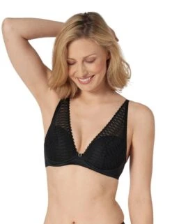 Triumph Aura Spotlight High Apex Padded Bra - Black