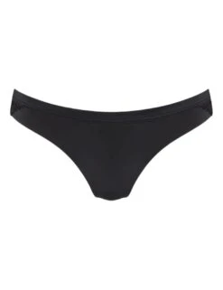 Triumph Aura Spotlight High Leg Thong - Black -Belle Lingerie Store 49213 triumph aura spotlight high leg thong black 3