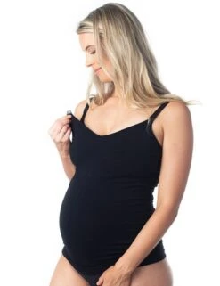 Hotmilk My Necessity Camisole Nursing Top - Black -Belle Lingerie Store 49386 hotmilk my necessity camisole nursing top black 3