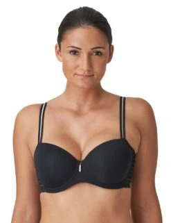 Prima Donna Twist East End Padded Balcony Bra - Charcoal