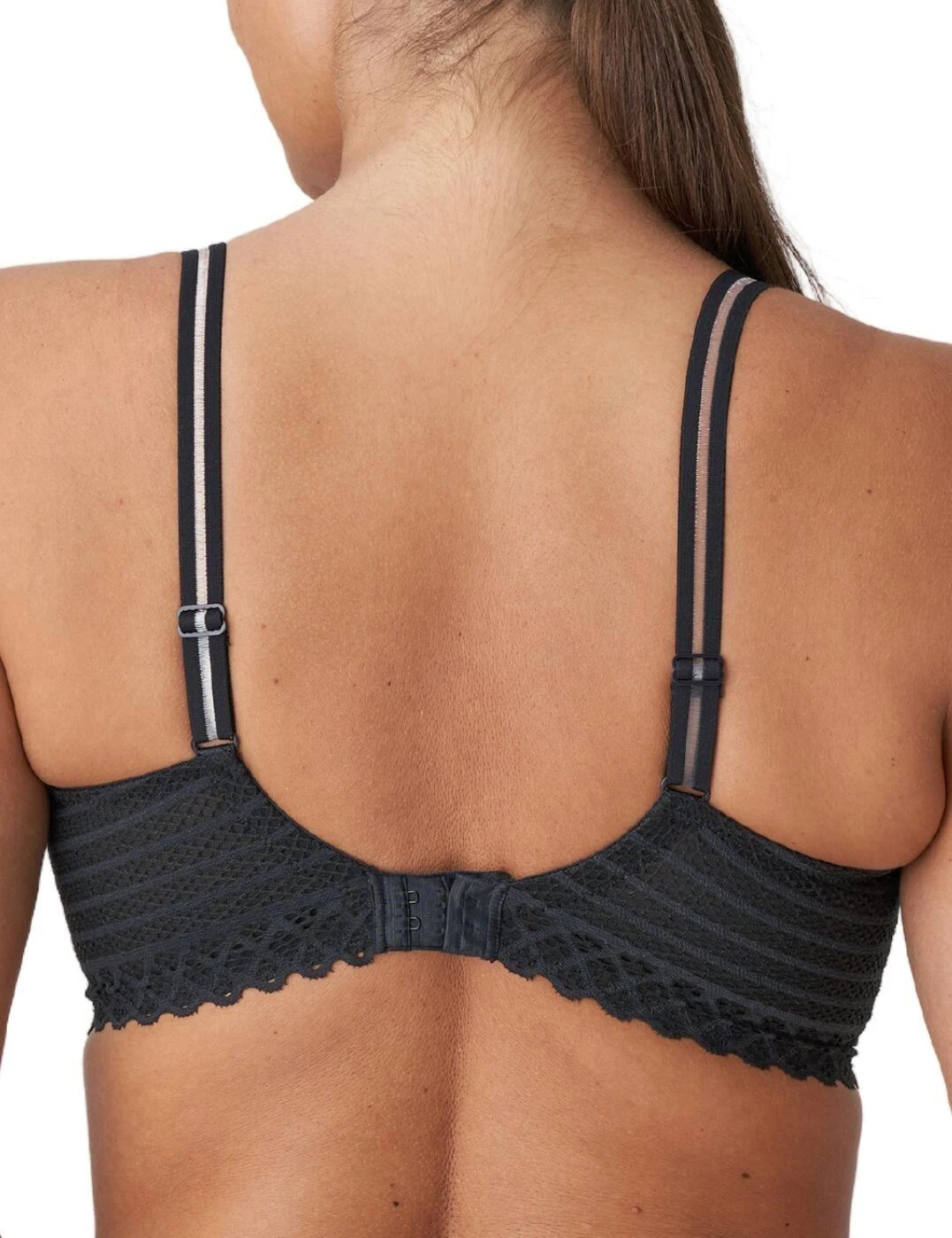 Prima Donna Twist East End Padded Balcony Bra - Charcoal 7 Prima Donna Twist East End Padded Balcony Bra - Charcoal - Image 7