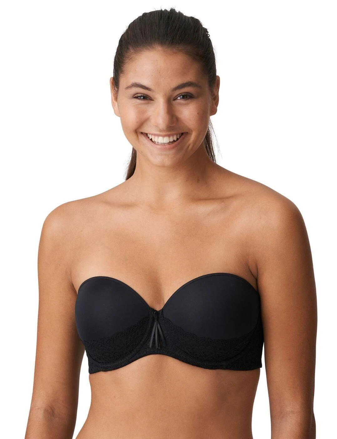 Prima Donna Twist I Do Padded Strapless Bra - Black 1 Prima Donna Twist I Do Padded Strapless Bra - Black