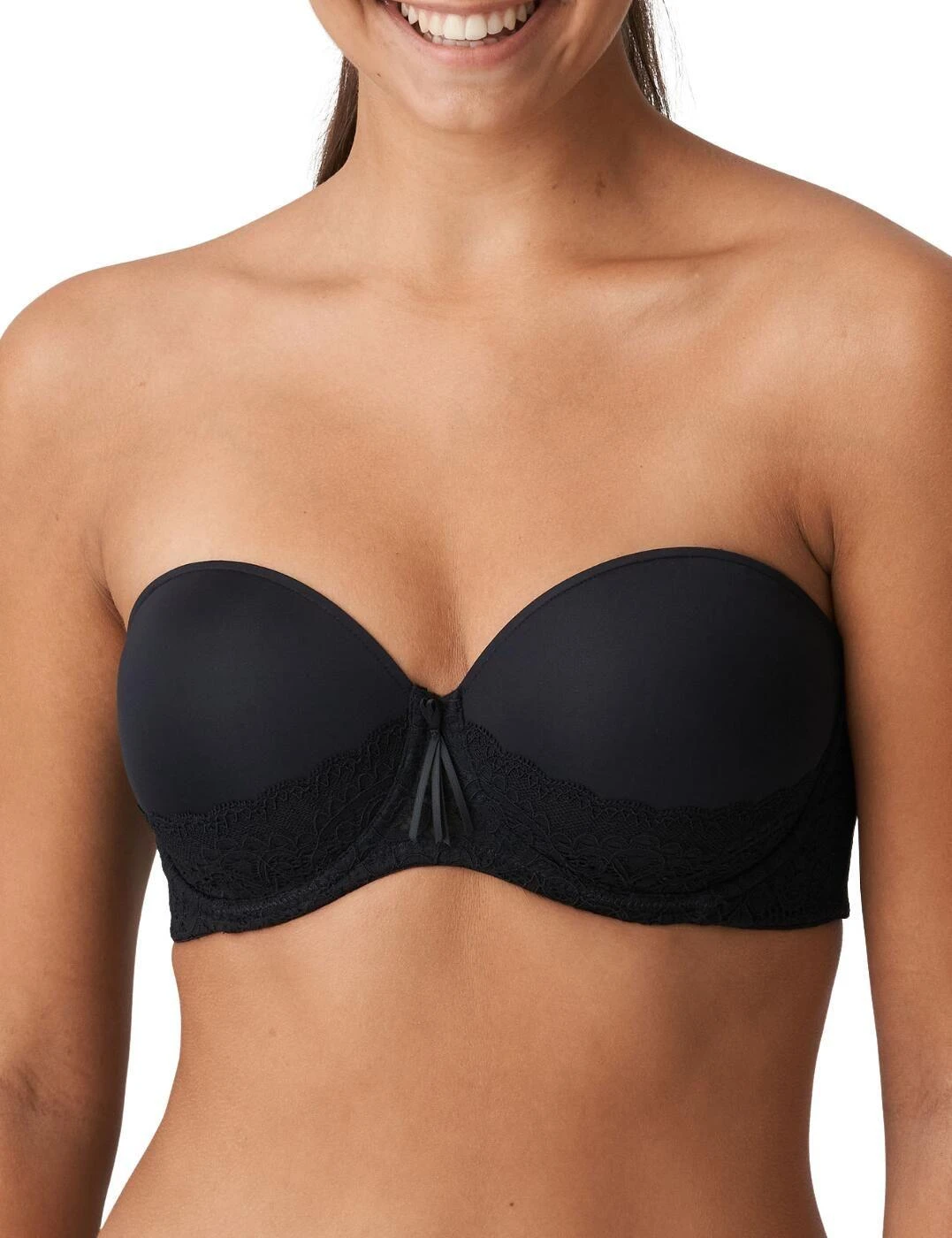 Prima Donna Twist I Do Padded Strapless Bra - Black 2 Prima Donna Twist I Do Padded Strapless Bra - Black - Image 2