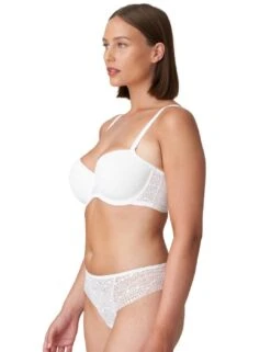 Prima Donna Twist Epirus Padded Balcony Bra - White -Belle Lingerie Store 49774 prima donna twist epirus padded balcony bra white 7