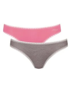 Sloggi Go Brazilian Brief 2 Pack - Grey Combination
