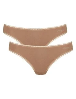 Sloggi Go Brazilian Brief 2 Pack - Nostalgic Brown