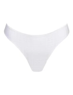 Marie Jo Avero Thong - White -Belle Lingerie Store 50966 marie jo avero thong white 4