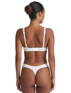 Marie Jo Avero Thong - White -Belle Lingerie Store 50966 marie jo avero thong white 6