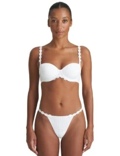 Marie Jo Avero Mini Thong - White -Belle Lingerie Store 50968 marie jo avero mini thong white 5