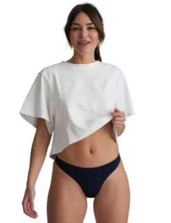 Marie Jo Color Studio Thong - Velvet Blue -Belle Lingerie Store 50977 marie jo color studio thong velvet blue 5