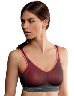 Anita Active Air Control Sports Bra - Coral/Anthracite