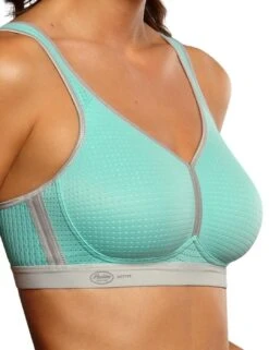 Anita Performance Maximum Support Sports Bra - Pool Blue/Metallo -Belle Lingerie Store 51197 anita performance maximum support sports bra pool bluemetallo 3