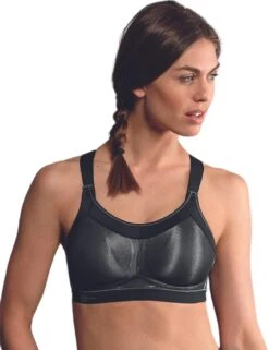 Anita Active Momentum Pro Padded Sports Bra - Black