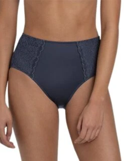 Anita Havanna High Waist Brief - Shadow Blue