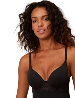 Simone Perele Caresse Control Body - Black -Belle Lingerie Store 51444 simone perele caresse control body black 4