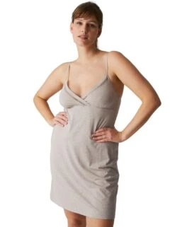 Simone Perele Brume Nightdress - Mottled Beige