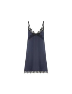 Simone Perele Satin Secrets Chemise - Full Moon -Belle Lingerie Store 51458 simone perele satin secrets chemise full moon 4