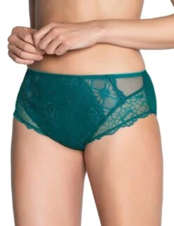 Lise Charmel Sublime En Dentelle High Waist Brief - Vert Princesse