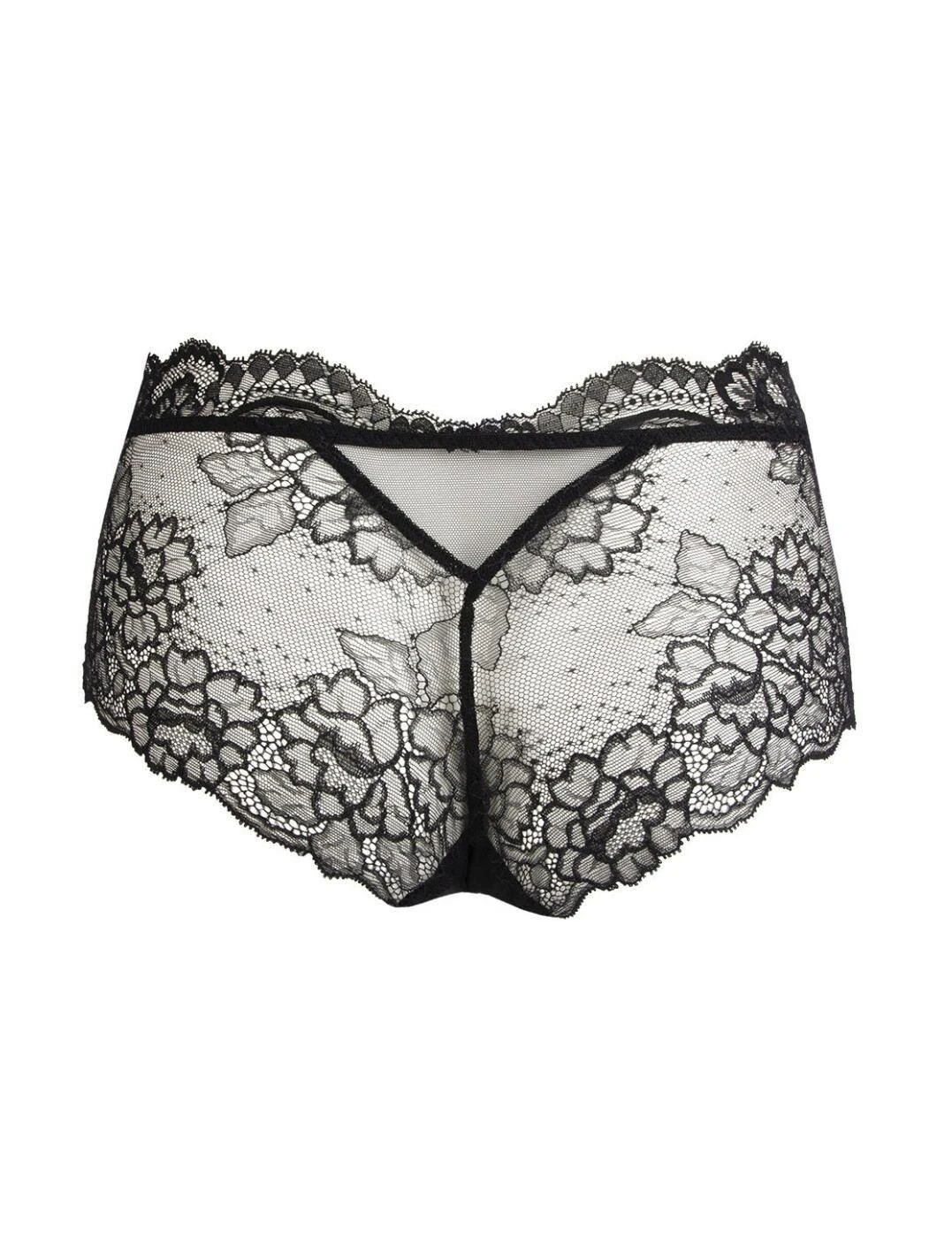Lise Charmel Sublime En Dentelle BoyShorty Brief - Black 3 Lise Charmel Sublime En Dentelle BoyShorty Brief - Black - Image 3