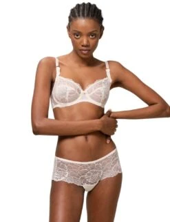 Triumph Peony Florale Wired Bra - Angora 13 Triumph Peony Florale Wired Bra - Angora -Belle Lingerie Store 51608 triumph peony florale wired bra angora 7