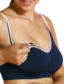 Carriwell Original Deluxe Nursing Bra - Navy 8 Carriwell Original Deluxe Nursing Bra - Navy -Belle Lingerie Store 52184 carriwell original deluxe nursing bra navy 4