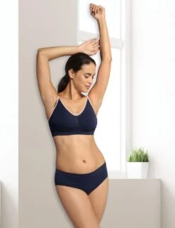 Carriwell Original Deluxe Nursing Bra - Navy 9 Carriwell Original Deluxe Nursing Bra - Navy -Belle Lingerie Store 52184 carriwell original deluxe nursing bra navy 5