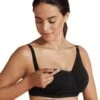 Carriwell Deluxe Nursing Bra With Carri-Gel - Black Check