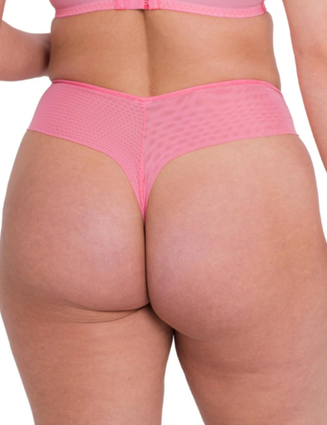 Curvy Kate Centre Stage Deep Thong - Pink 2 Curvy Kate Centre Stage Deep Thong - Pink - Image 2