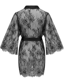 Pour Moi For Your Eyes Only Lace Gown - Black 8 Pour Moi For Your Eyes Only Lace Gown - Black -Belle Lingerie Store 52871 pour moi for your eyes only lace gown black 4