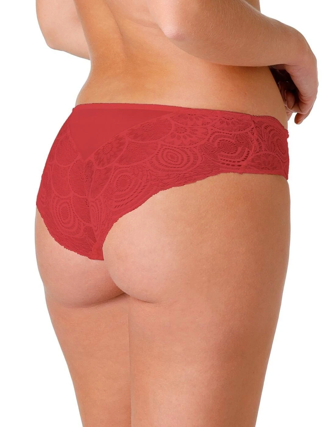 Wonderbra Refined Glamour Shorty Brief - Brick Red 2 Wonderbra Refined Glamour Shorty Brief - Brick Red - Image 2