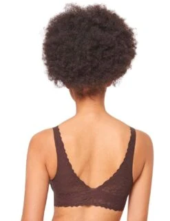 Sloggi Zero Feel Lace 2.0 Bralette Top - Ebony Brown -Belle Lingerie Store 53730 sloggi zero feel lace 20 bralette top ebony brown 2